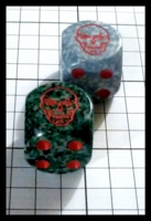 Dice : Dice - 6D - Skull Dice Unmatched by Flying Buffalo - Gen Con Aug 2013